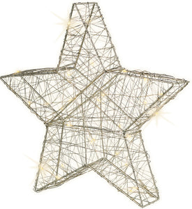 Silver LED Star Large