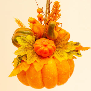 Hanging Berry Pumpkin Decor