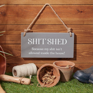 Shit Shed Sign