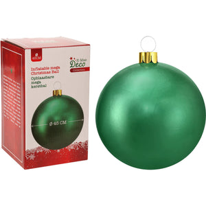 Giant Inflatable Bauble Green