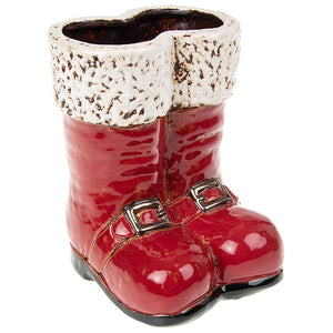 Pottery Santa Boots