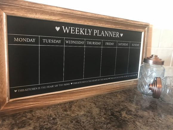 Weekly Chalkboard Planner