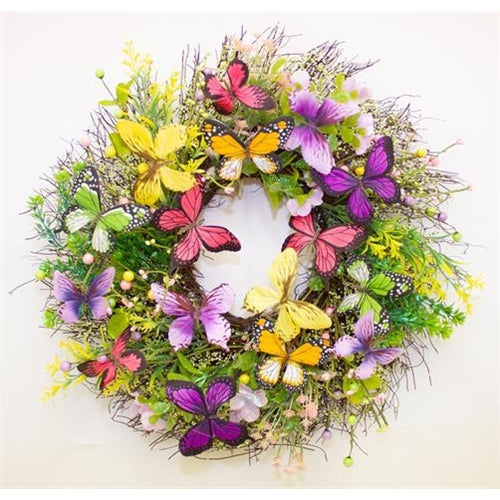 Large Butterfly Wreath