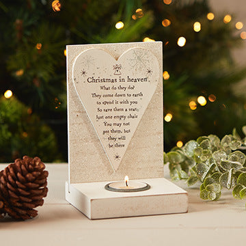 Remembrance Christmas in Heaven Candle Holder