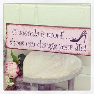 Cinderella is proof Metal Sign