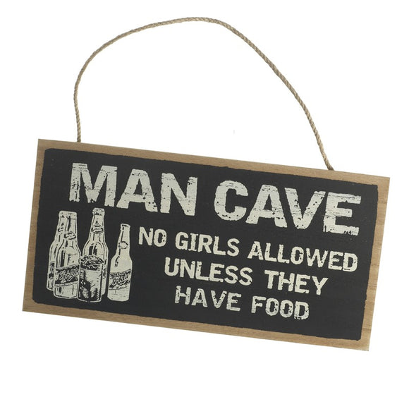 Man Cave Wood Sign