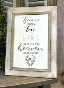 Heaven Wedding Frame
